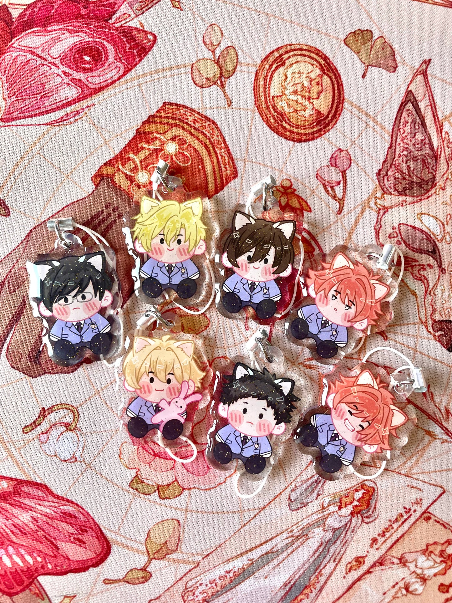 Ouran Highschool Host Club Phone Charms