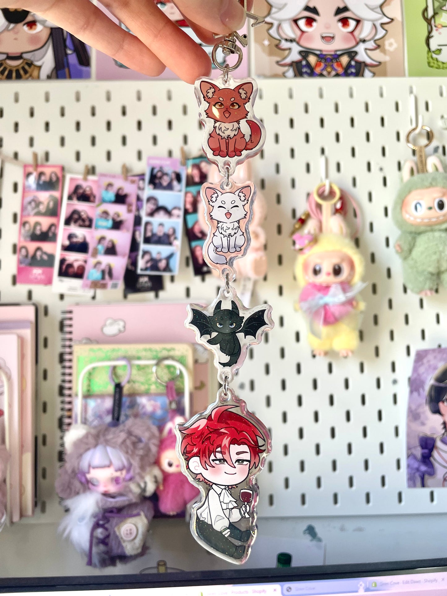 LAST CHANCE Trash of the Counts Family Linking Keychain