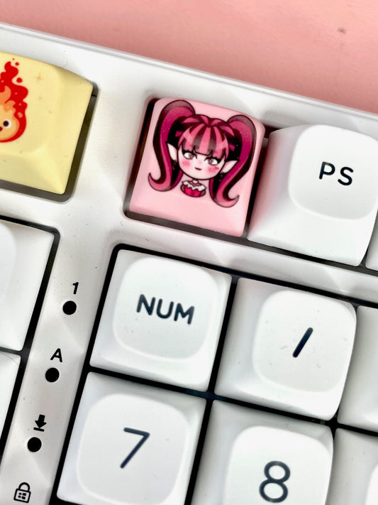 Draculaura and Twilight Keycaps