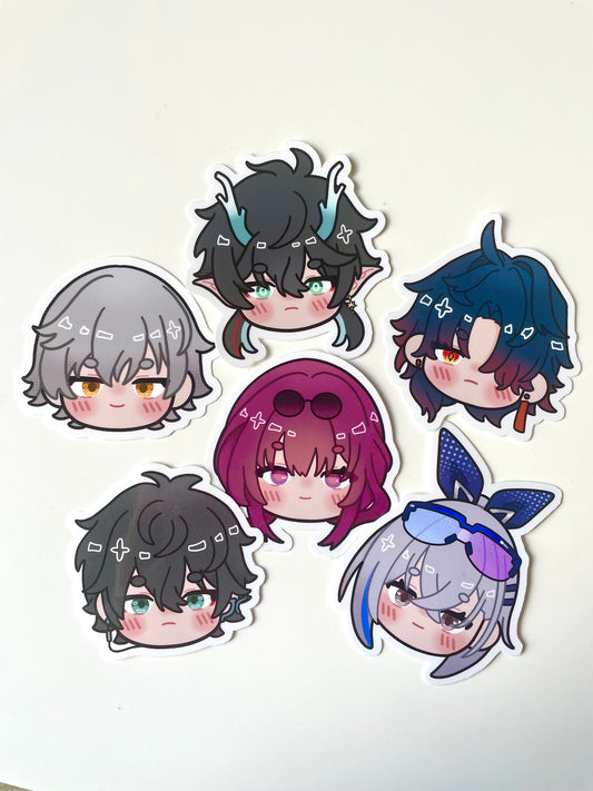 Honkai Star Rail Vinyl Stickers
