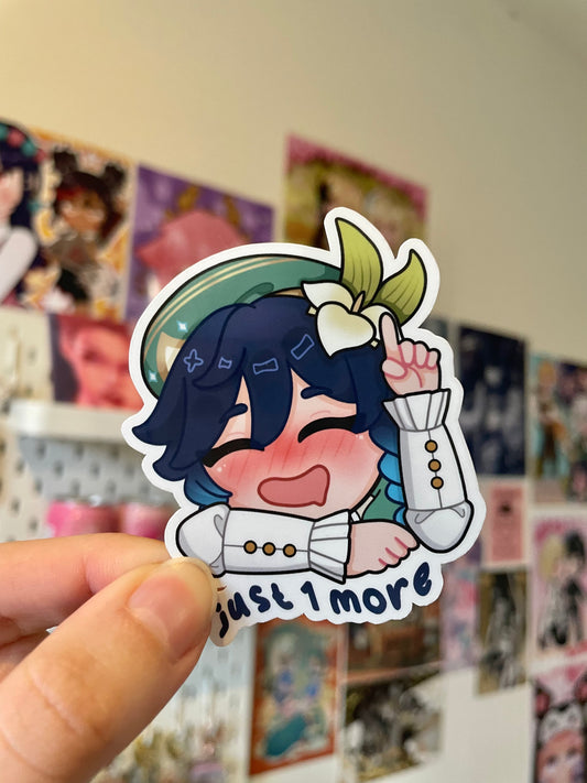 Venti “Just One More” Vinyl Sticker