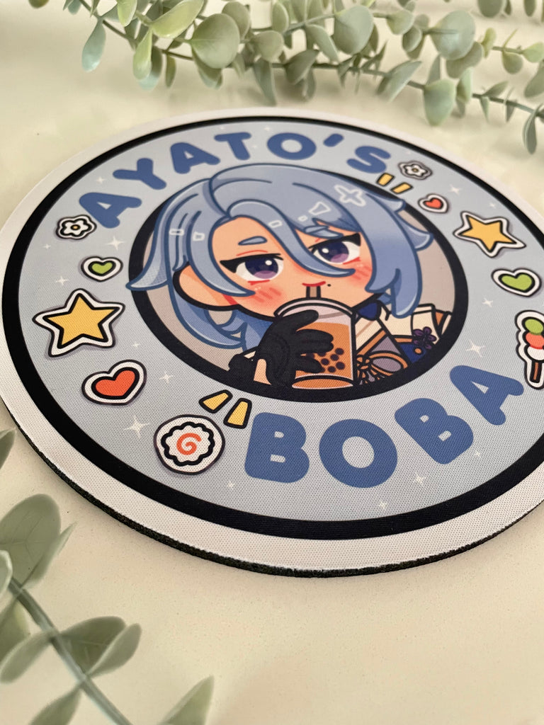 Ayato’s Boba Round Mousepad