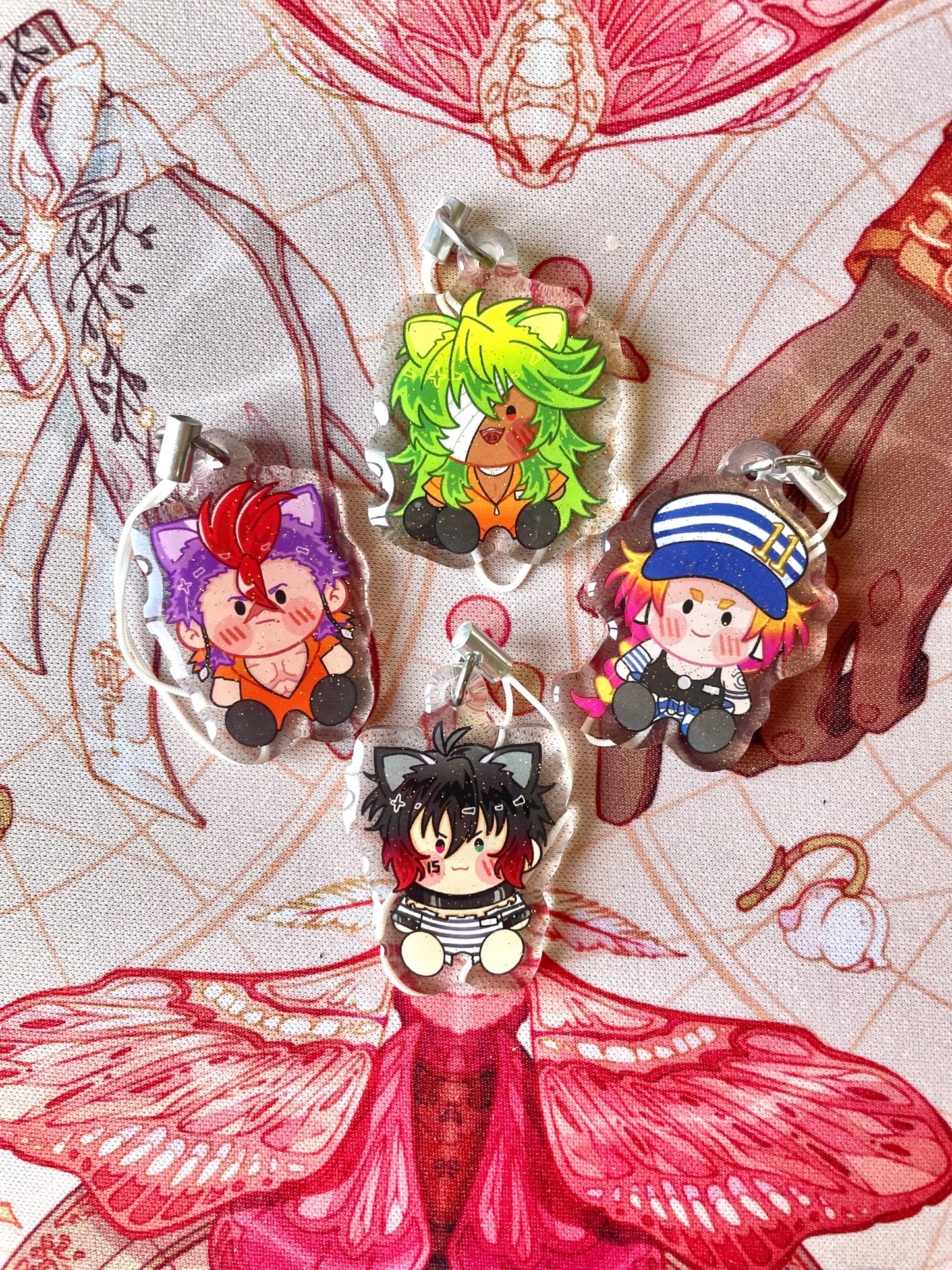 Nanbaka Phone Charms