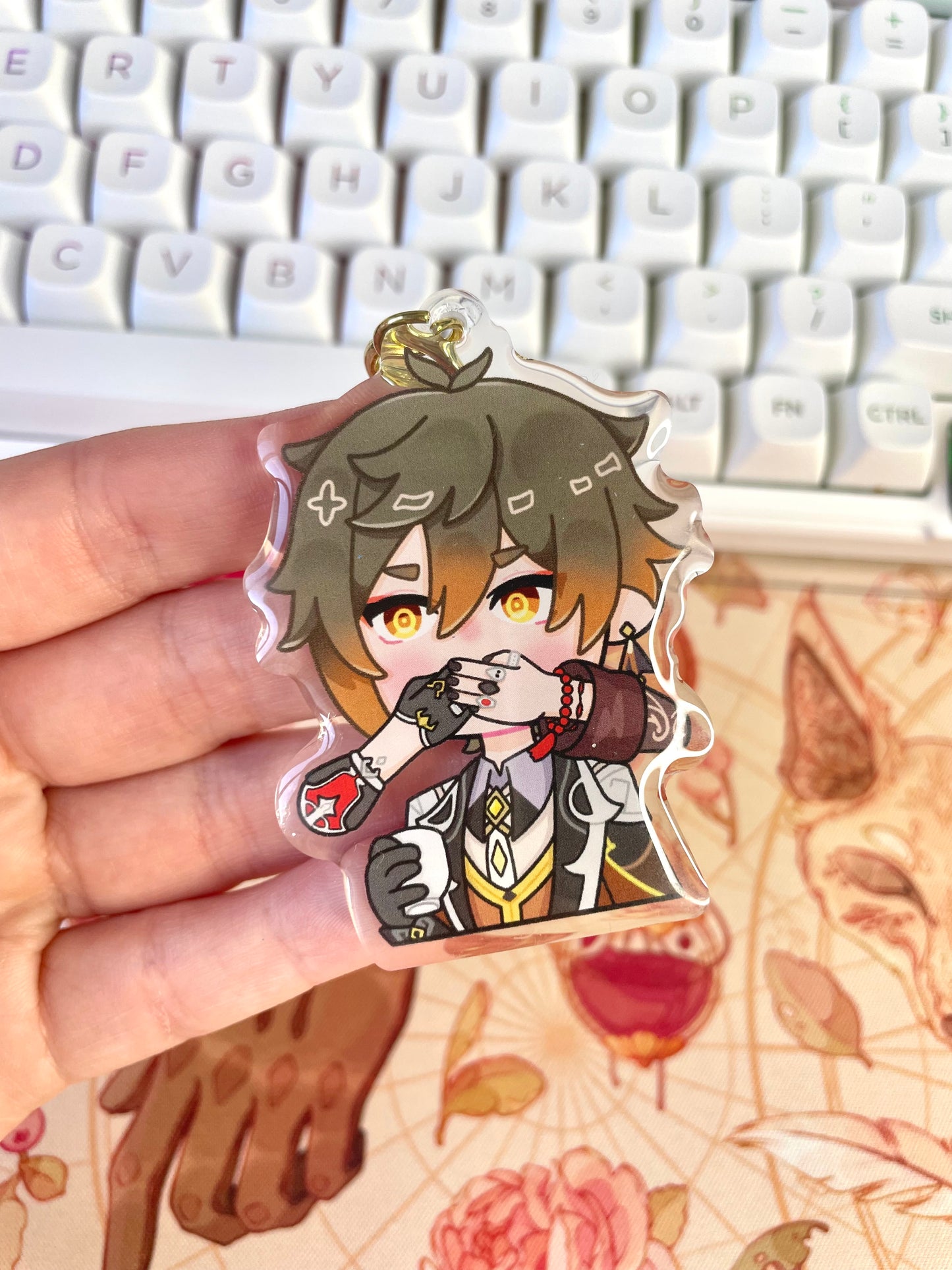 Last Chance Zhongli keychain