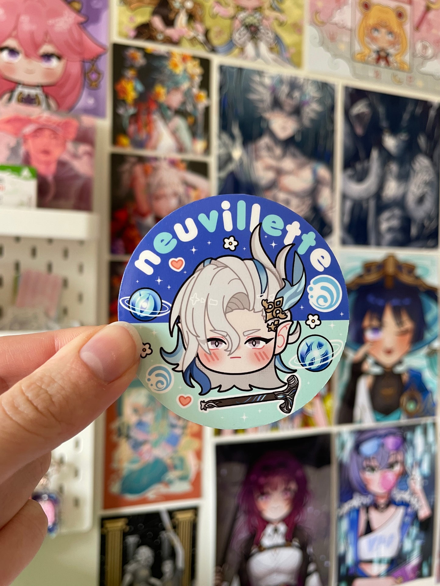 Neuvillette Vinyl Sticker