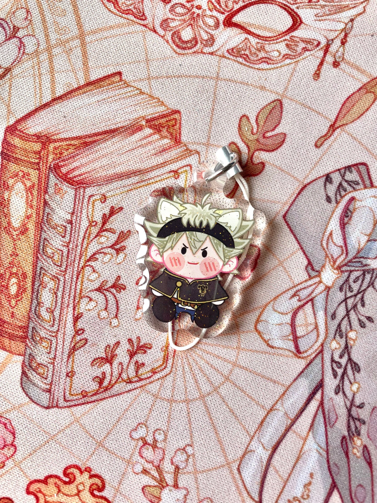 LAST CHANCE Black Clover Asta Phone Charm