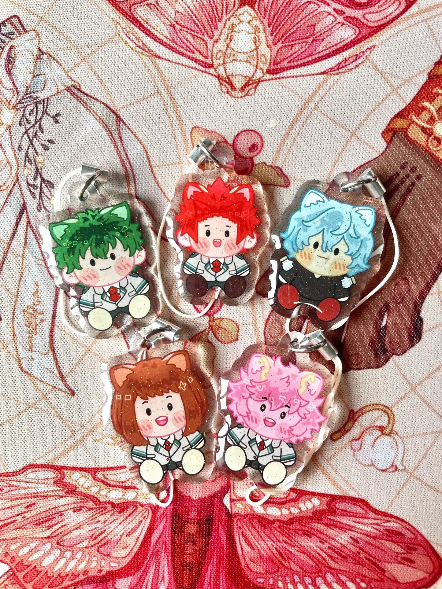 MHA Phone Charms