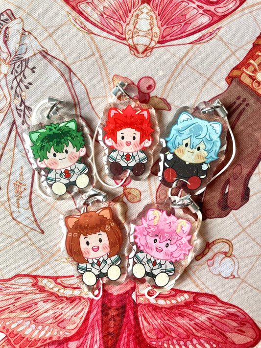 MHA Phone Charms