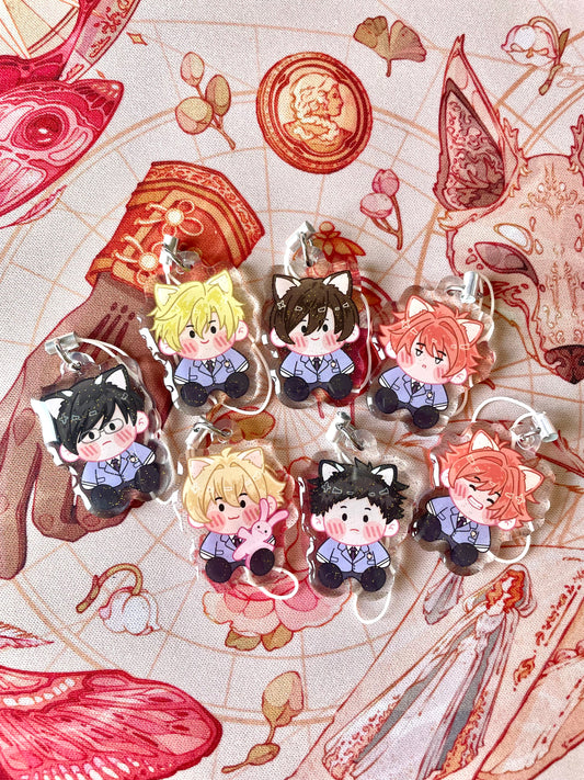 Ouran Highschool Host Club Phone Charms