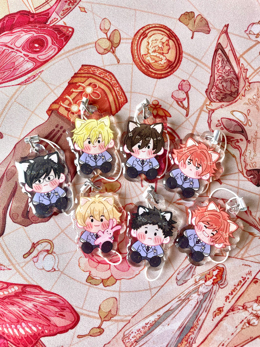 Ouran Highschool Host Club Phone Charms