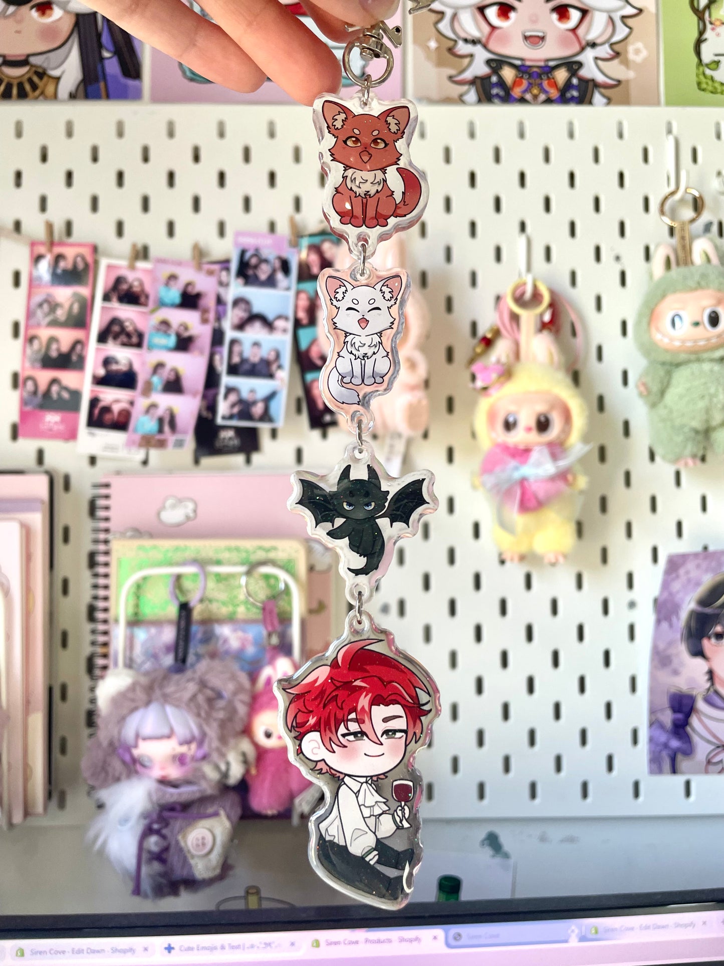 LAST CHANCE Trash of the Counts Family Linking Keychain