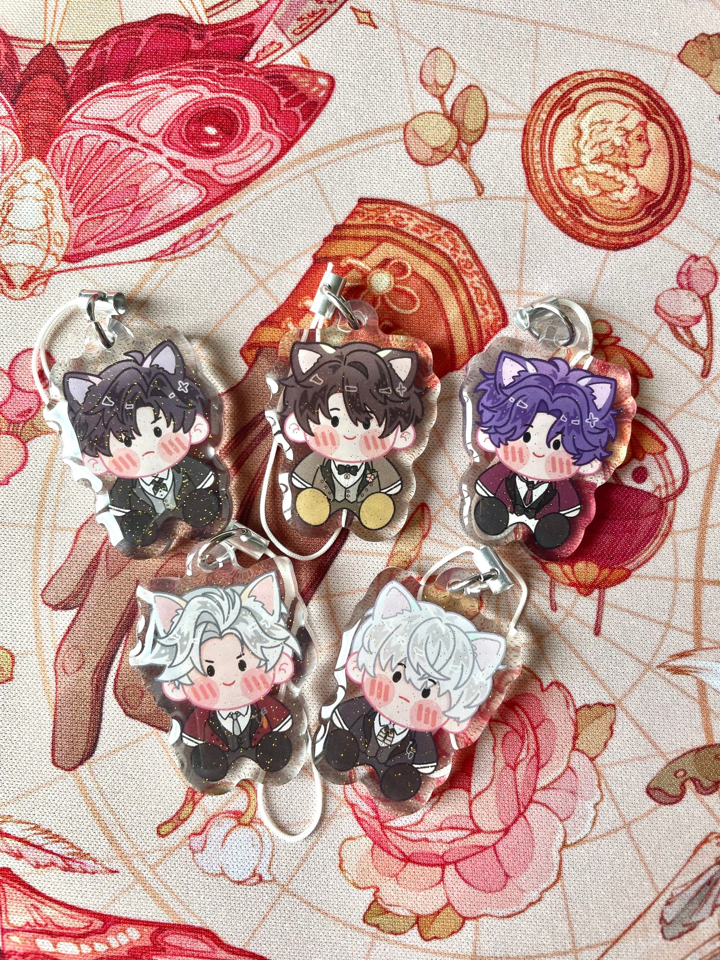 LADS Kitty Butler Phone Charms