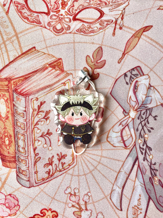 LAST CHANCE Black Clover Asta Phone Charm