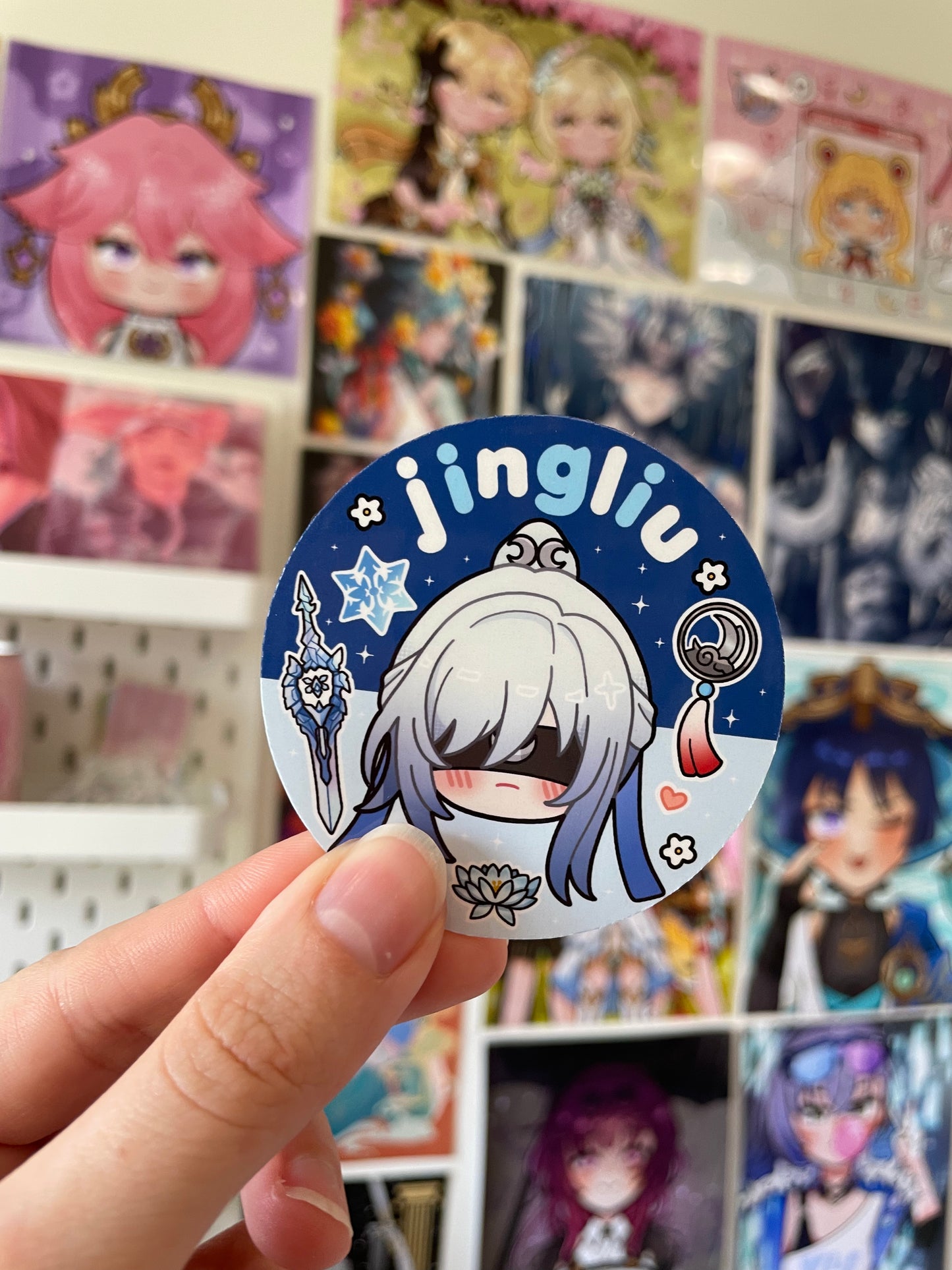 Jingliu (mask) Vinyl Sticker