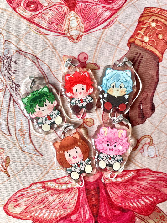 MHA Phone Charms