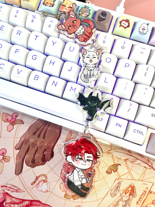 LAST CHANCE Trash of the Counts Family Linking Keychain