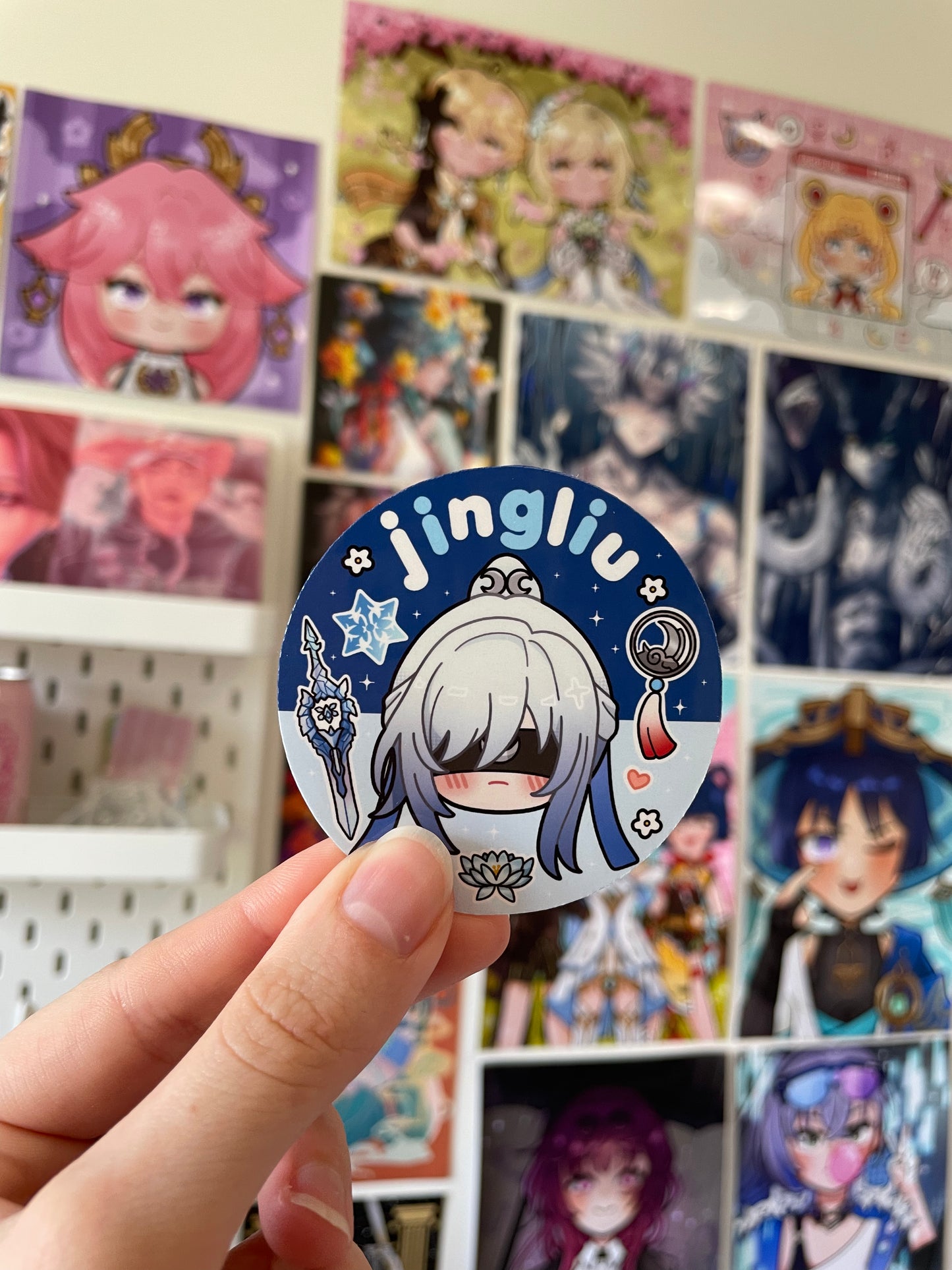 Jingliu (mask) Vinyl Sticker