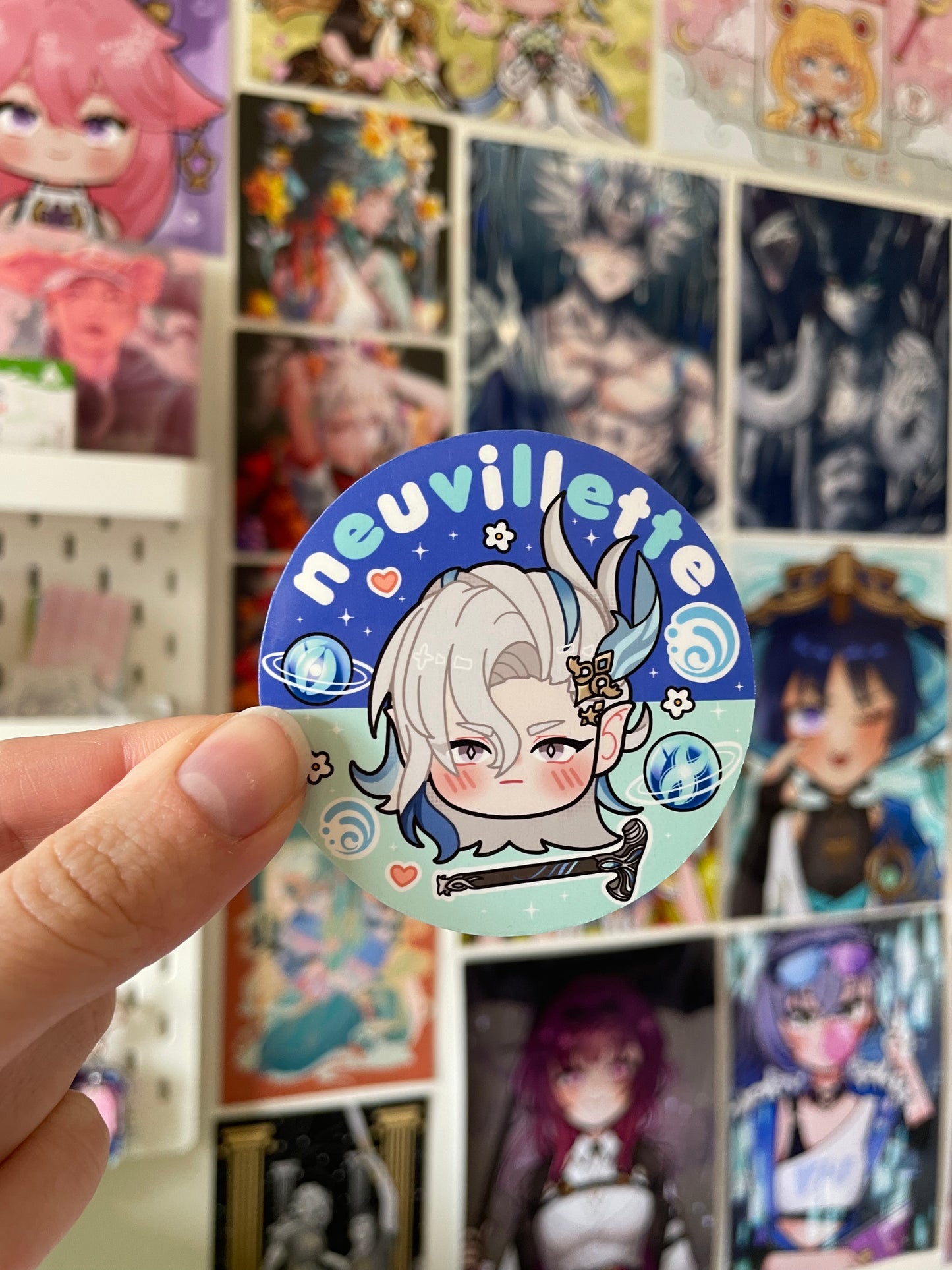 Neuvillette Vinyl Sticker