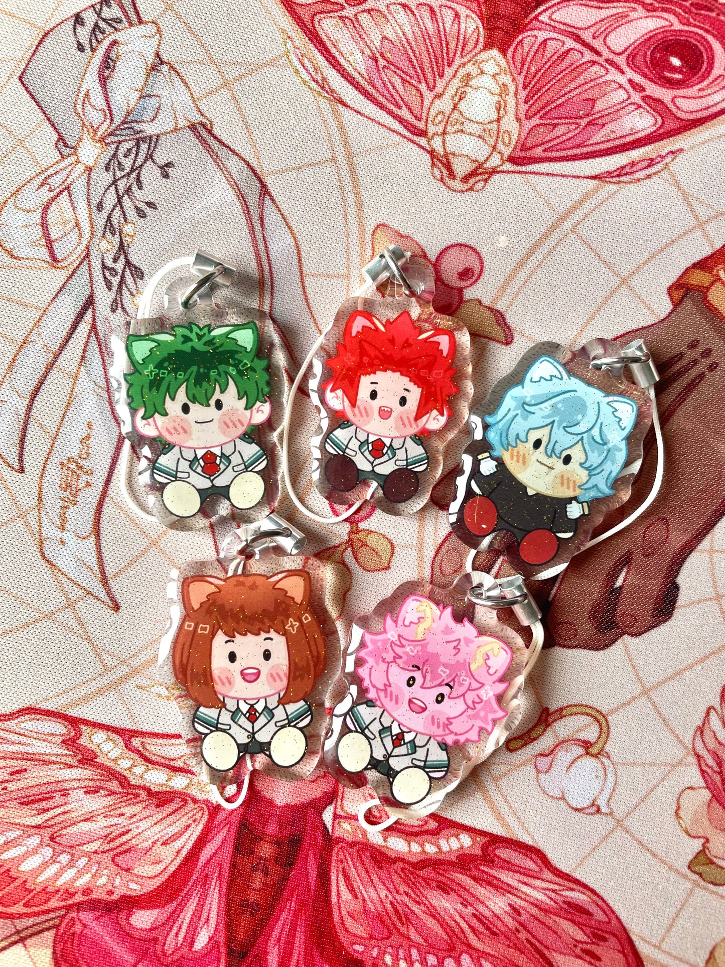 MHA Phone Charms