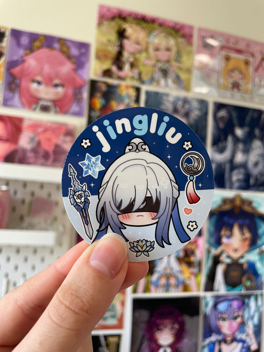 Jingliu (mask) Vinyl Sticker