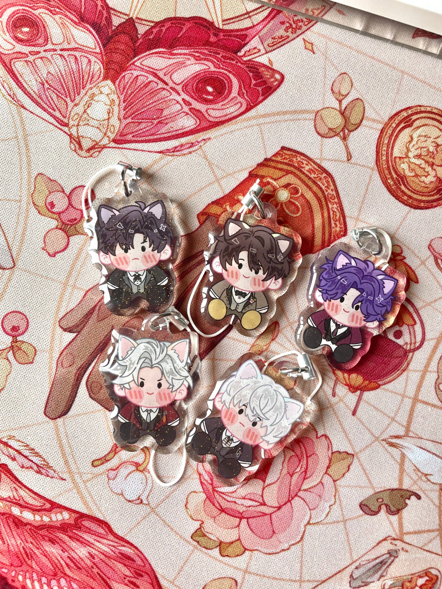 LADS Kitty Butler Phone Charms