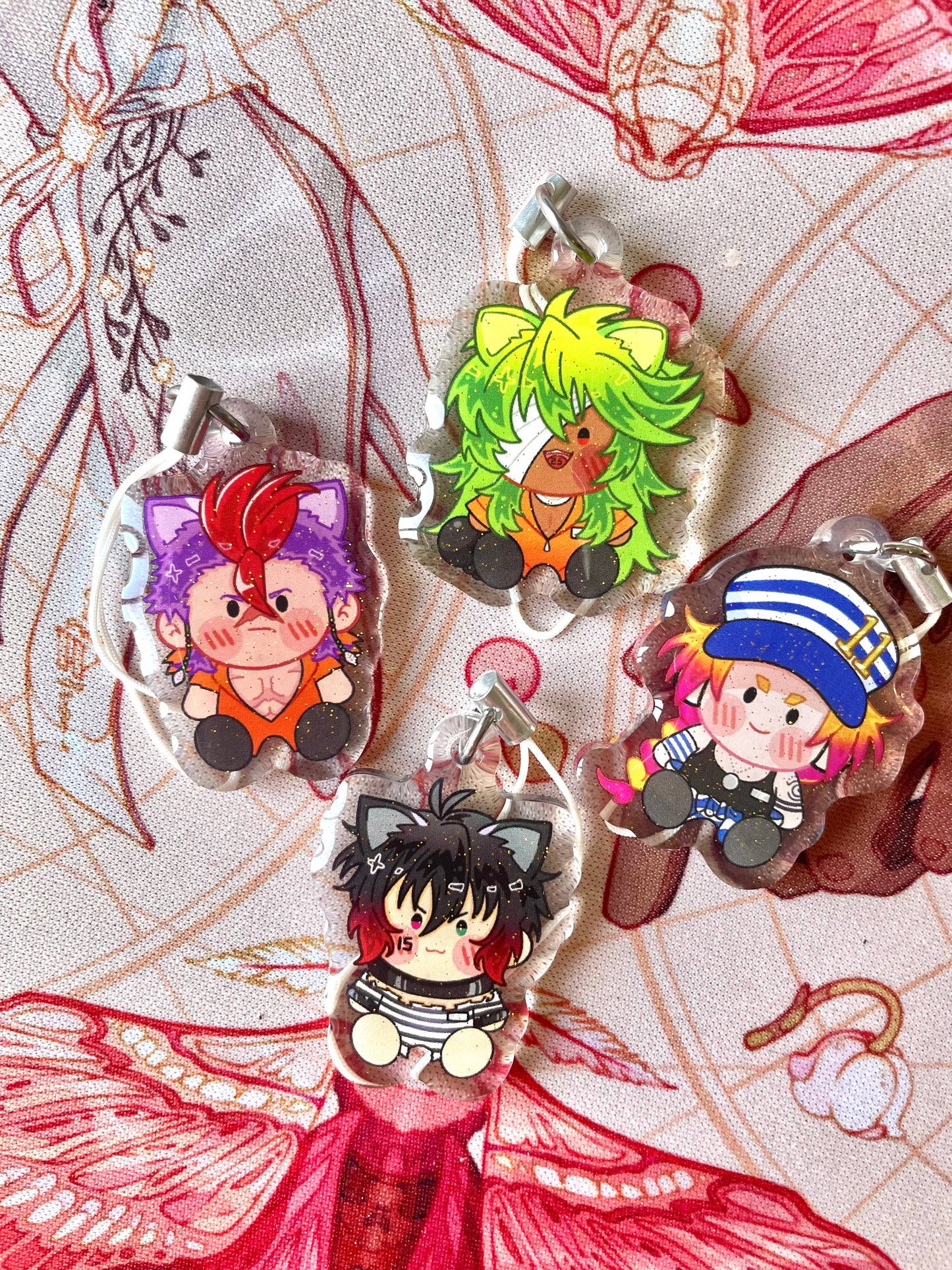 Nanbaka Phone Charms