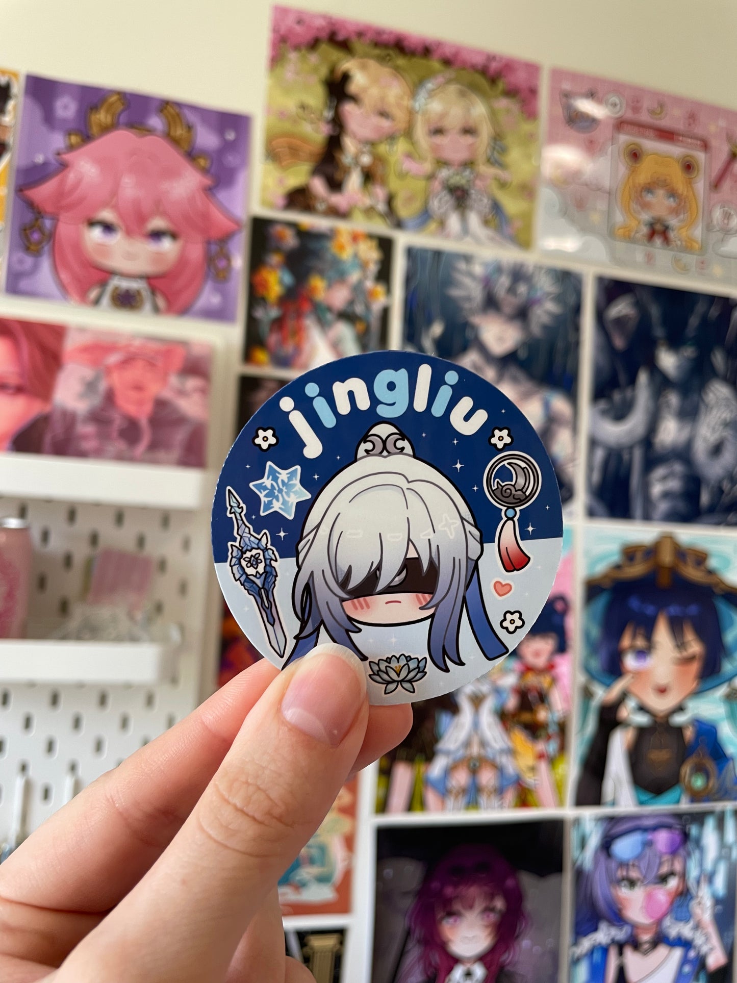 Jingliu (mask) Vinyl Sticker