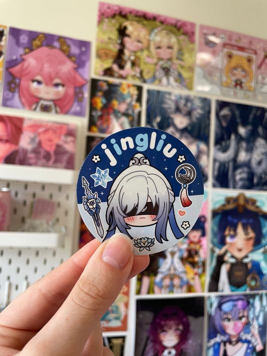 Jingliu (mask) Vinyl Sticker