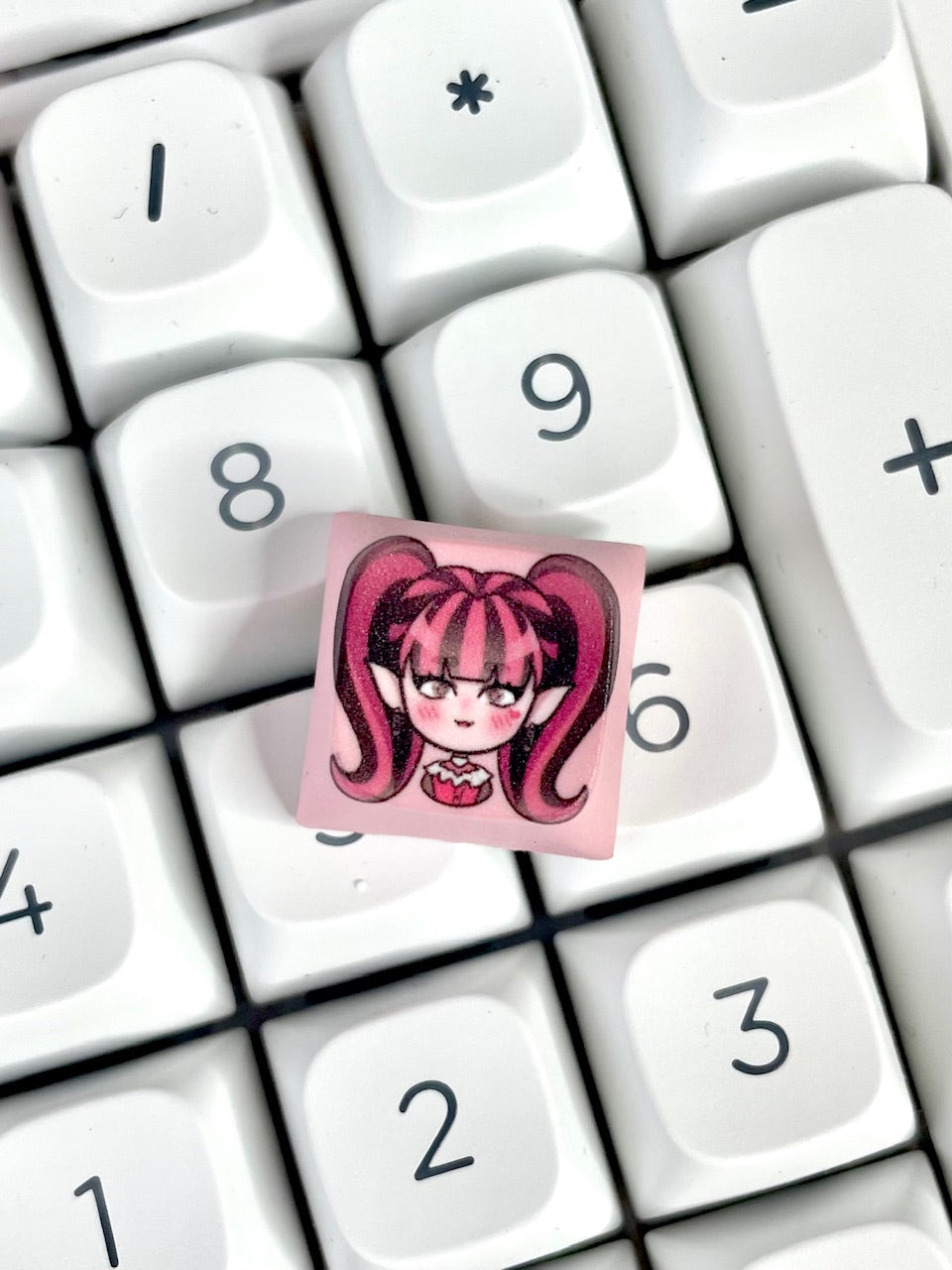 Draculaura and Twilight Keycaps