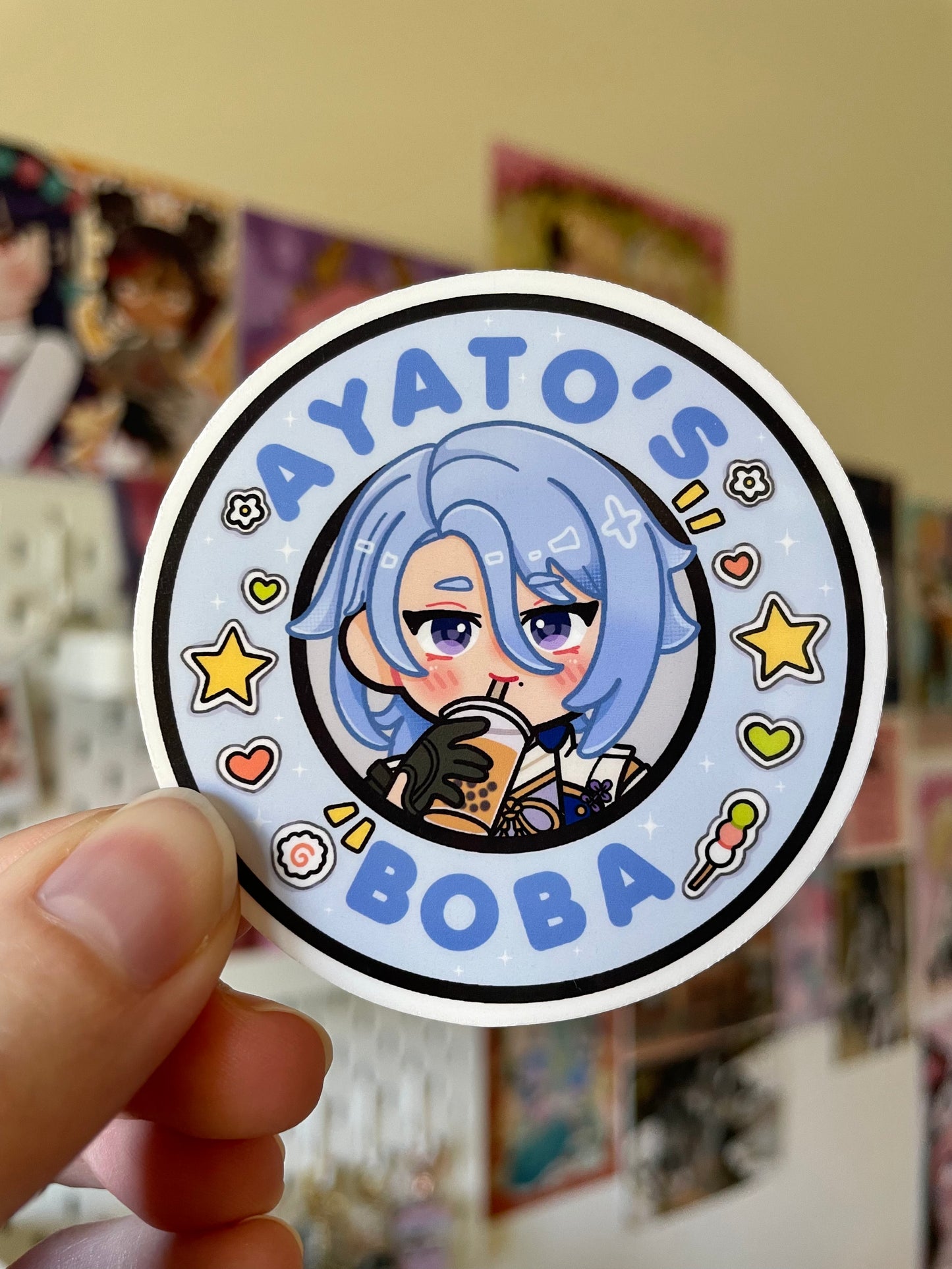 Ayatos boba Vinyl Sticker