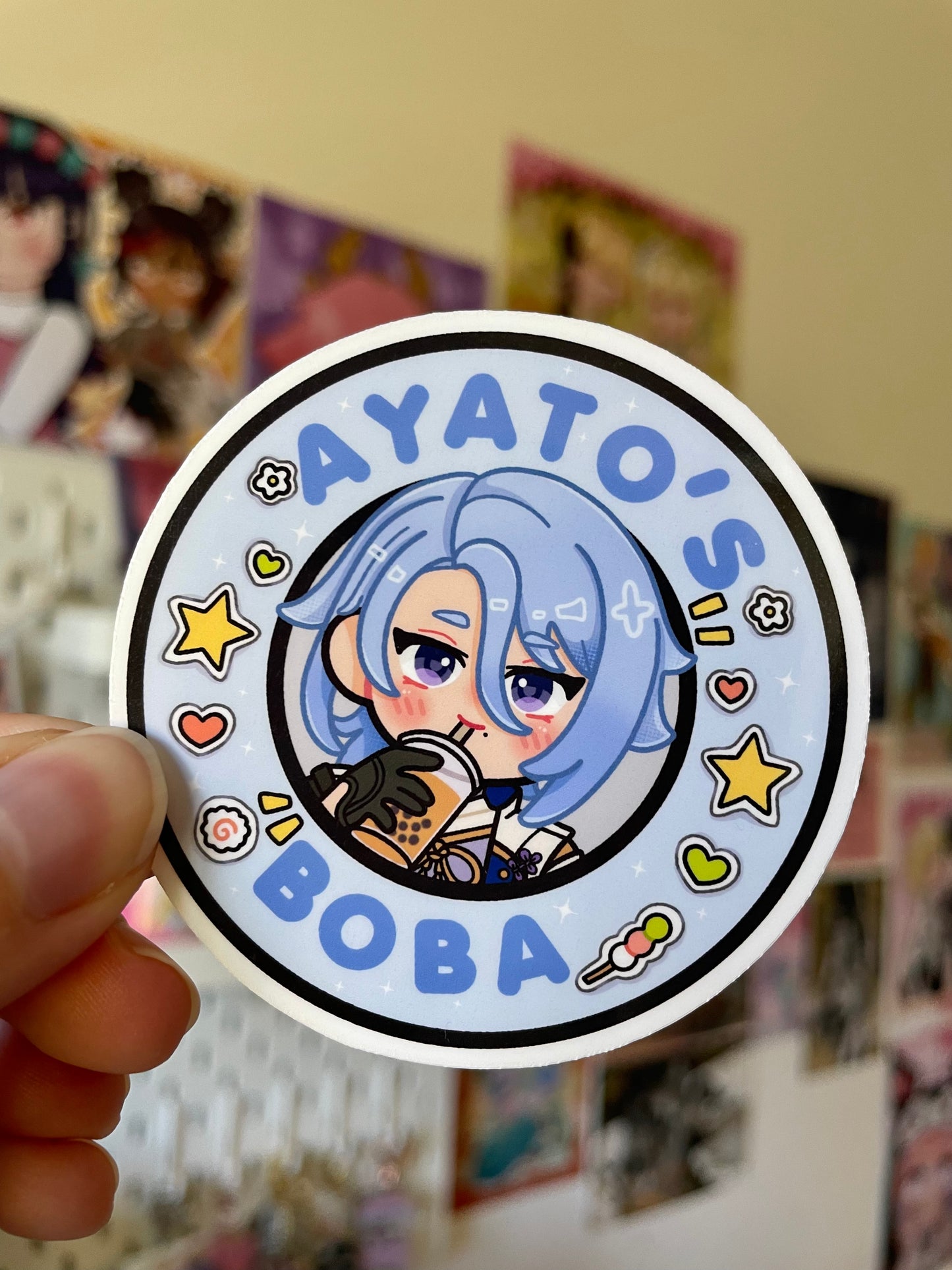 Ayatos boba Vinyl Sticker
