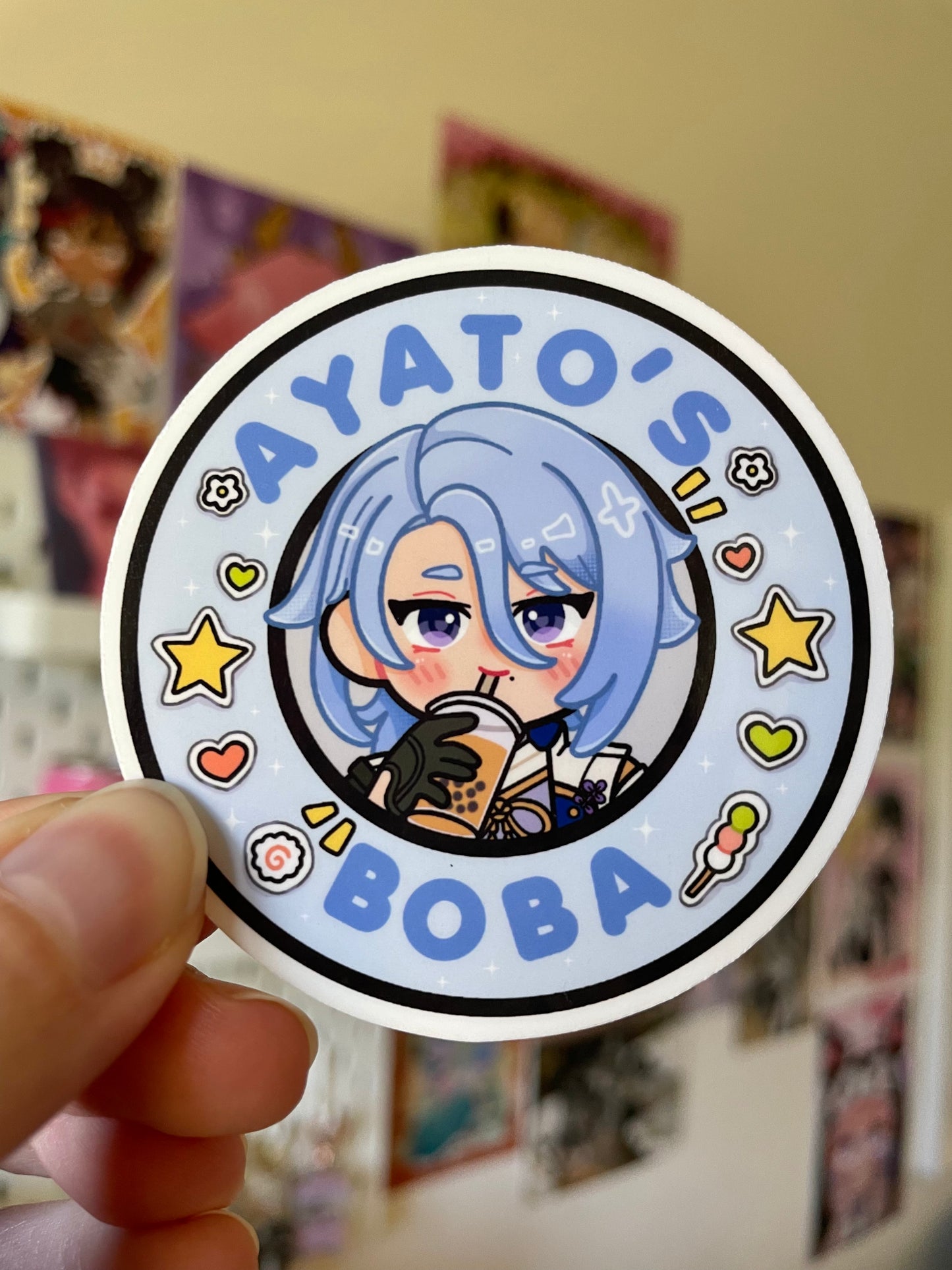 Ayatos boba Vinyl Sticker