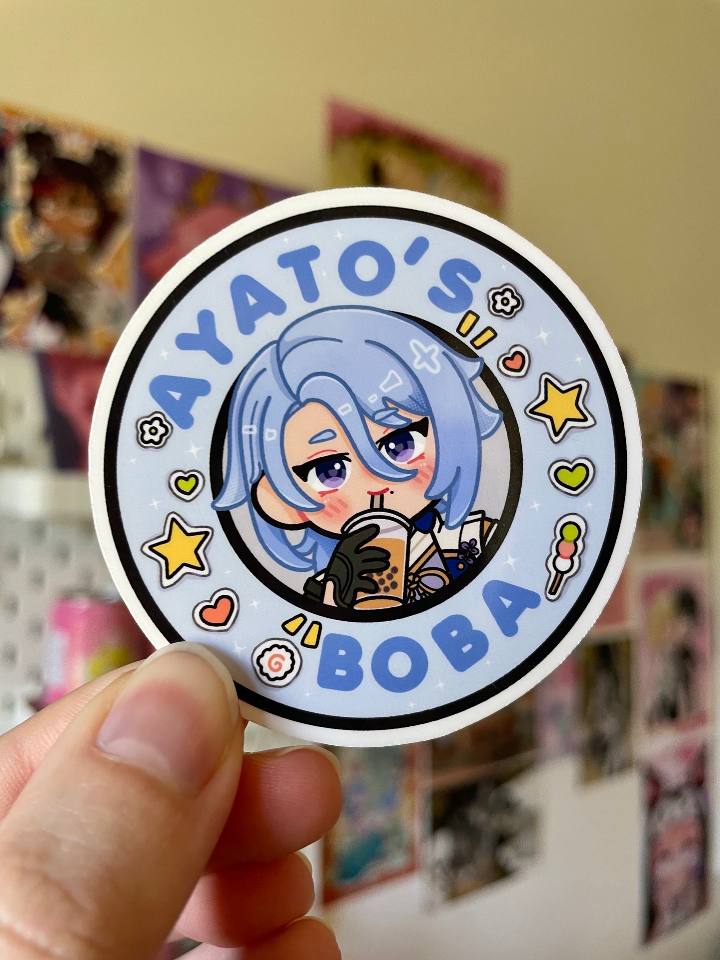 Ayatos boba Vinyl Sticker