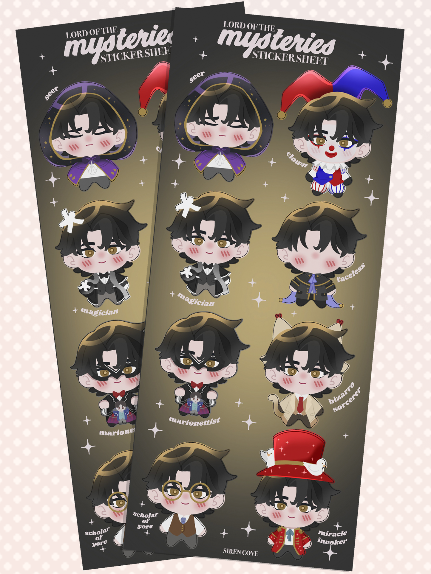 Lord of the Mysteries Sticker Sheet