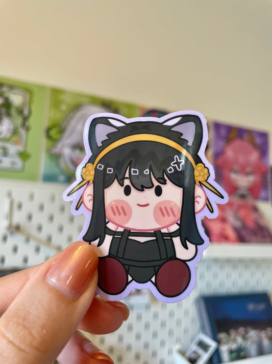 Spy Kitties Vinyl Stickers