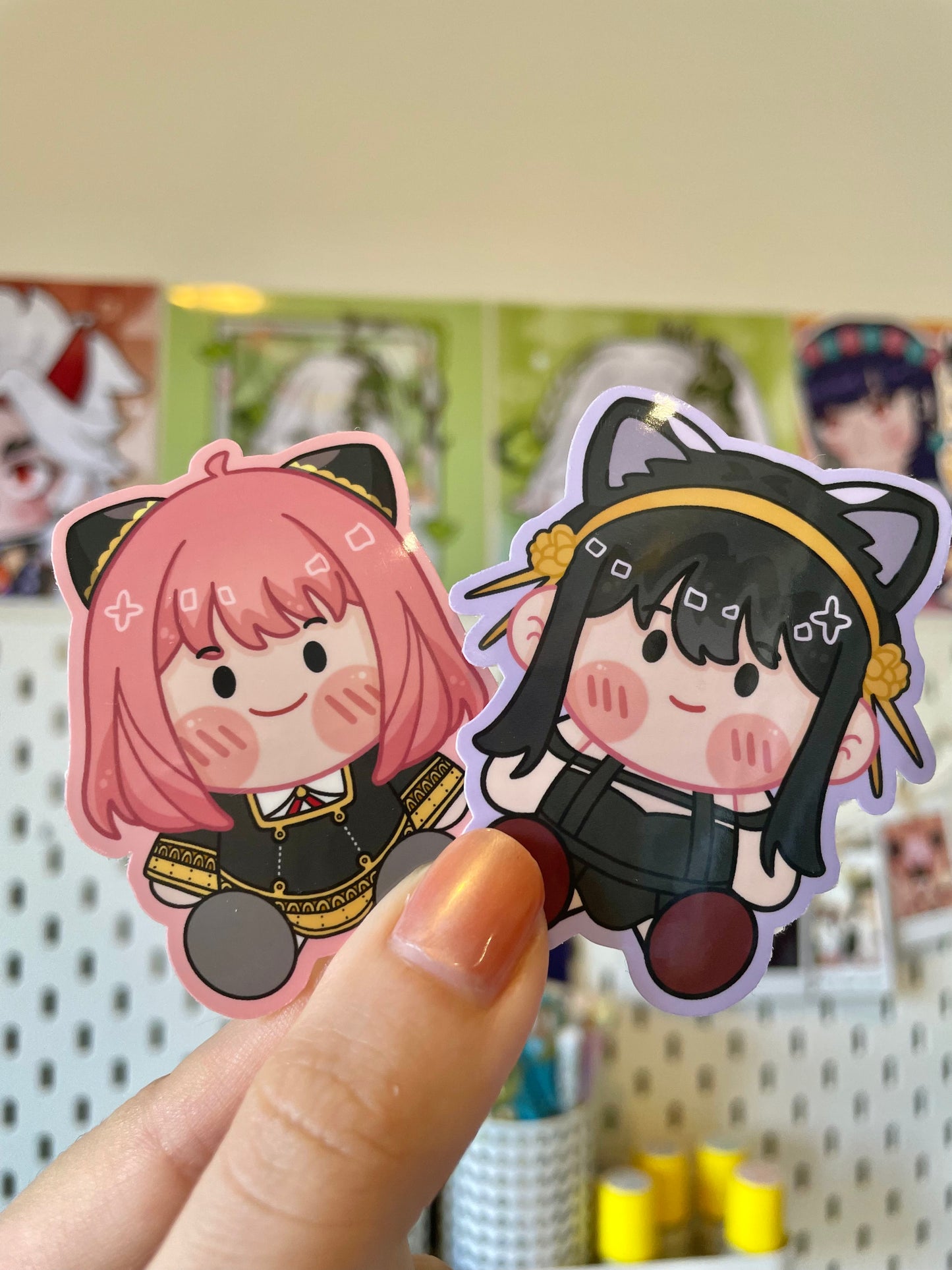 Spy Kitties Vinyl Stickers