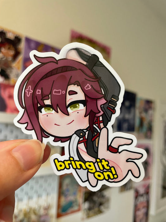 Heizou “Bring It On”  Vinyl Sticker