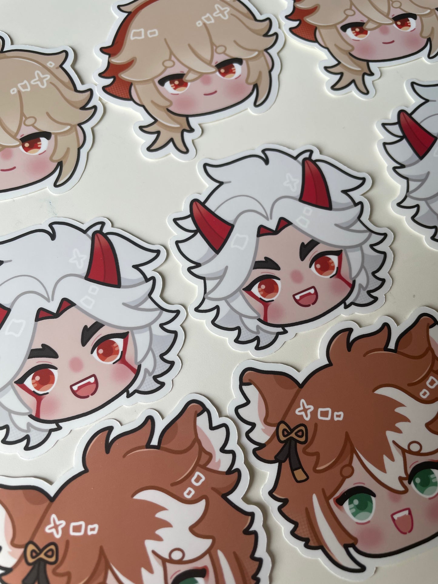 Inazuma Character Stickers