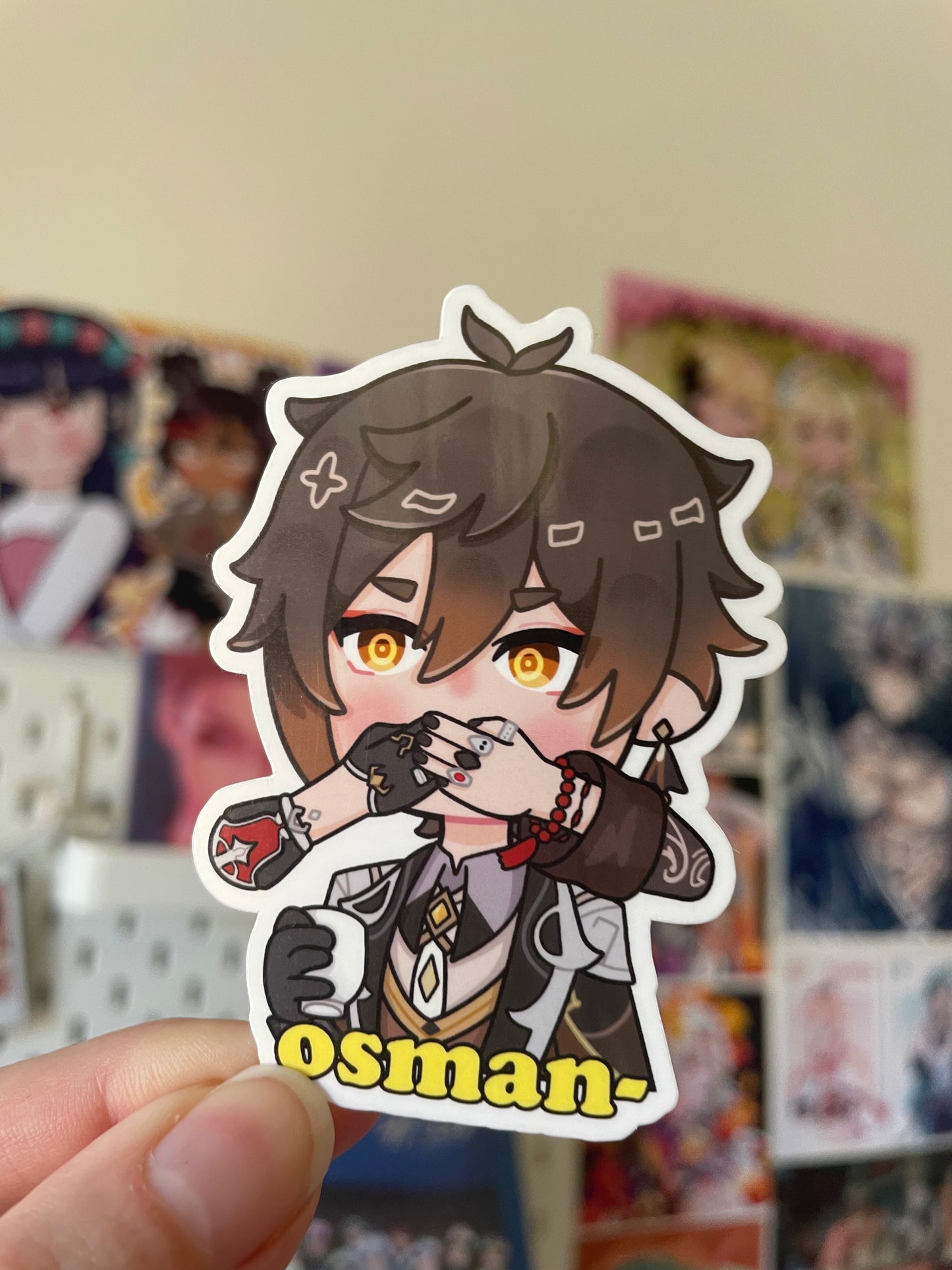 “Osman-“ Zhongli Vinyl Sticker