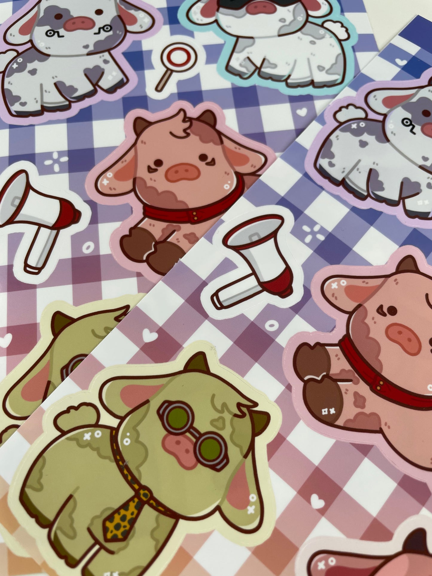 Jujutsu Kaisen Cows Sticker Sheet
