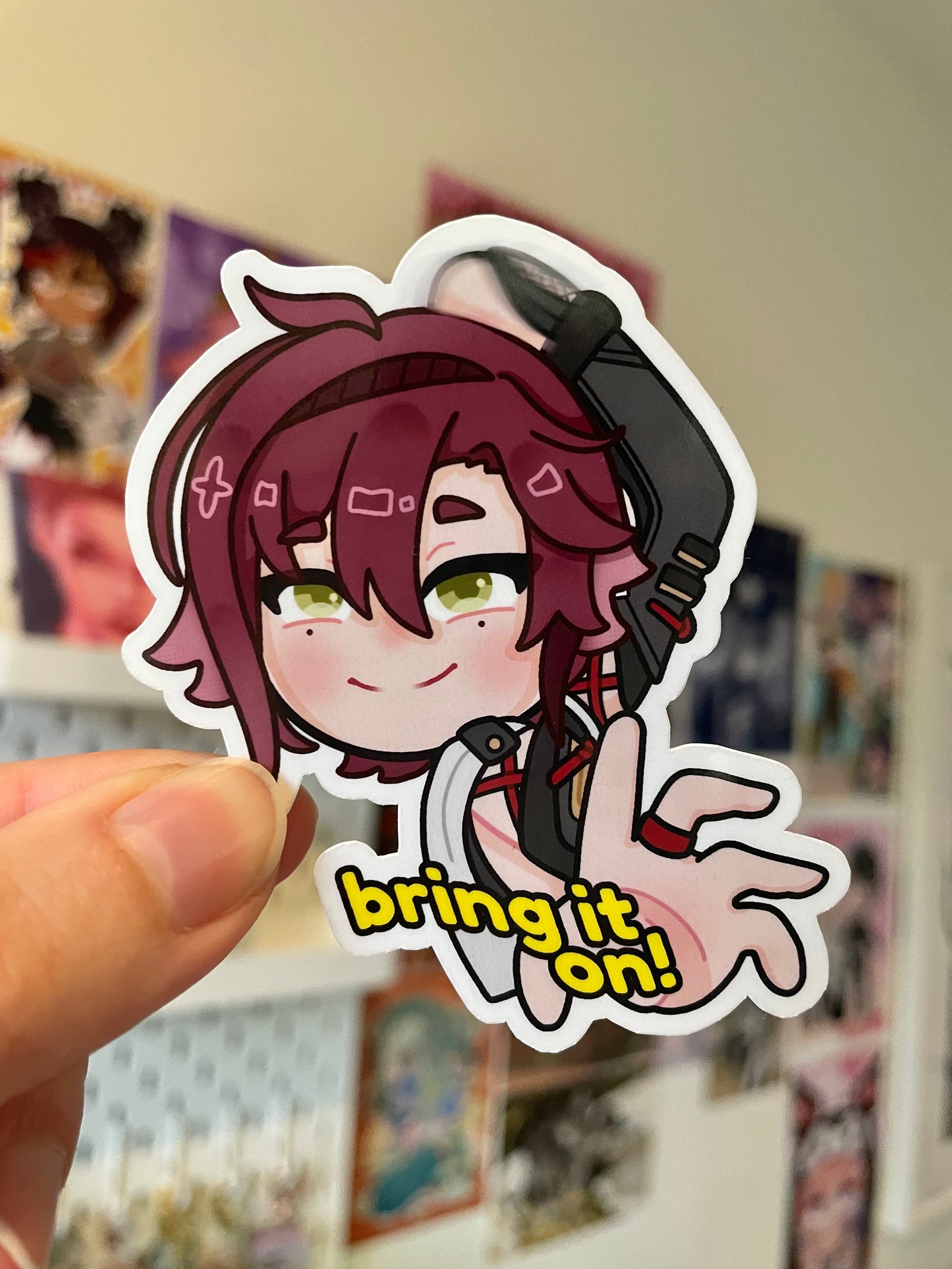 Heizou “Bring It On”  Vinyl Sticker