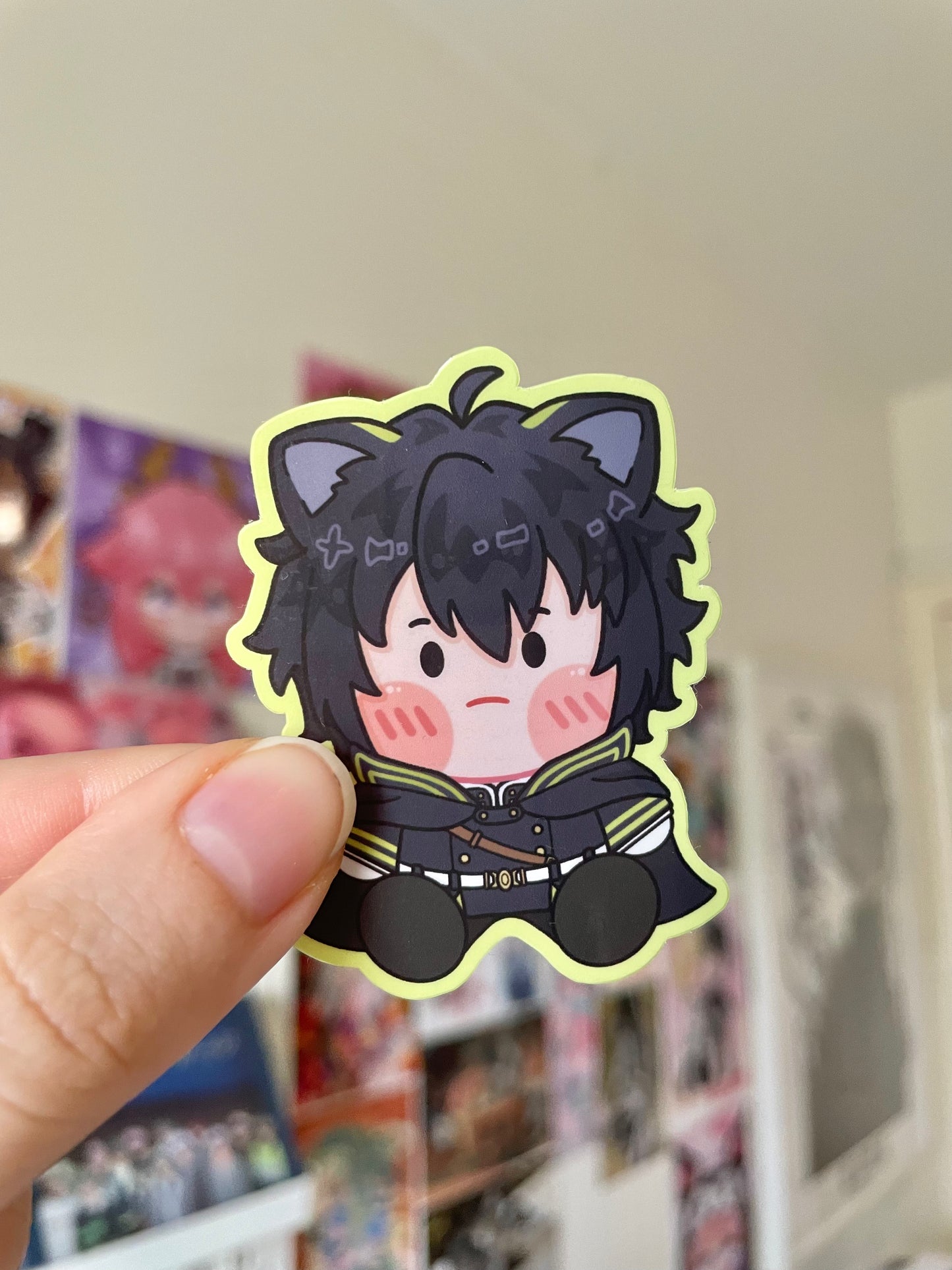 Seraph Kitties Vinyl Stickers