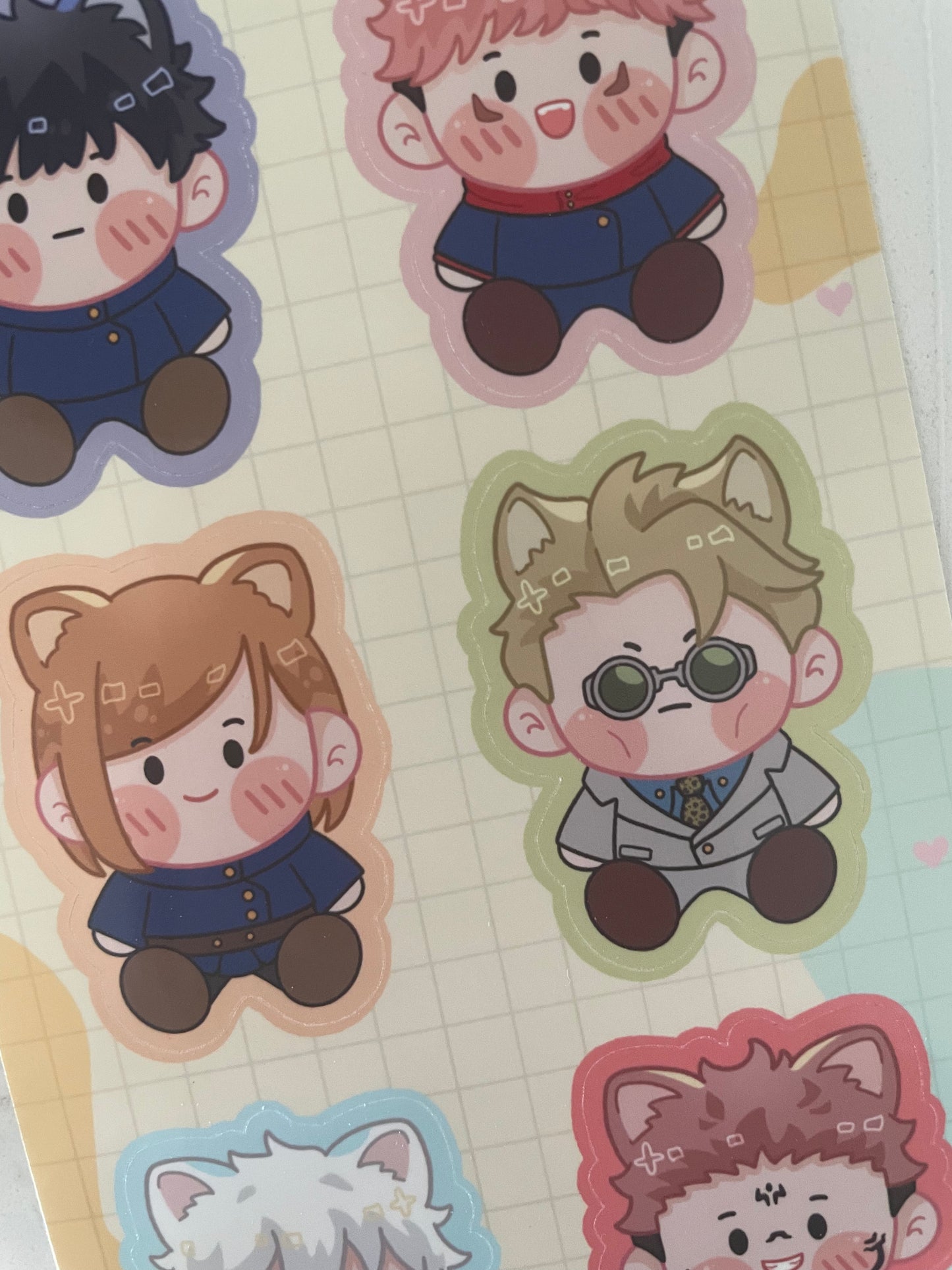 Jujutsu Kaisen Kitties Sticker Sheet