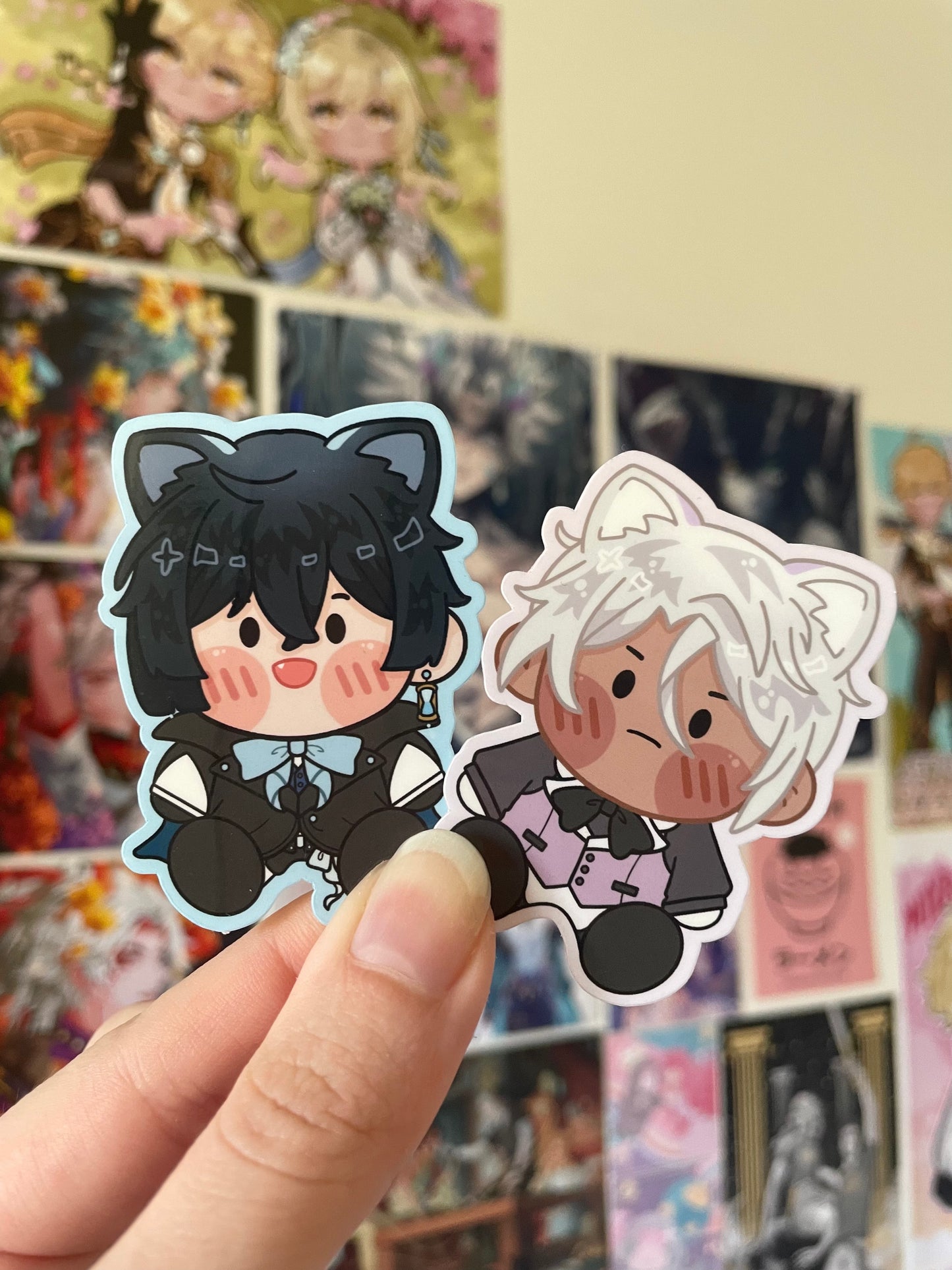 Vanitas Kitties Vinyl Stickers