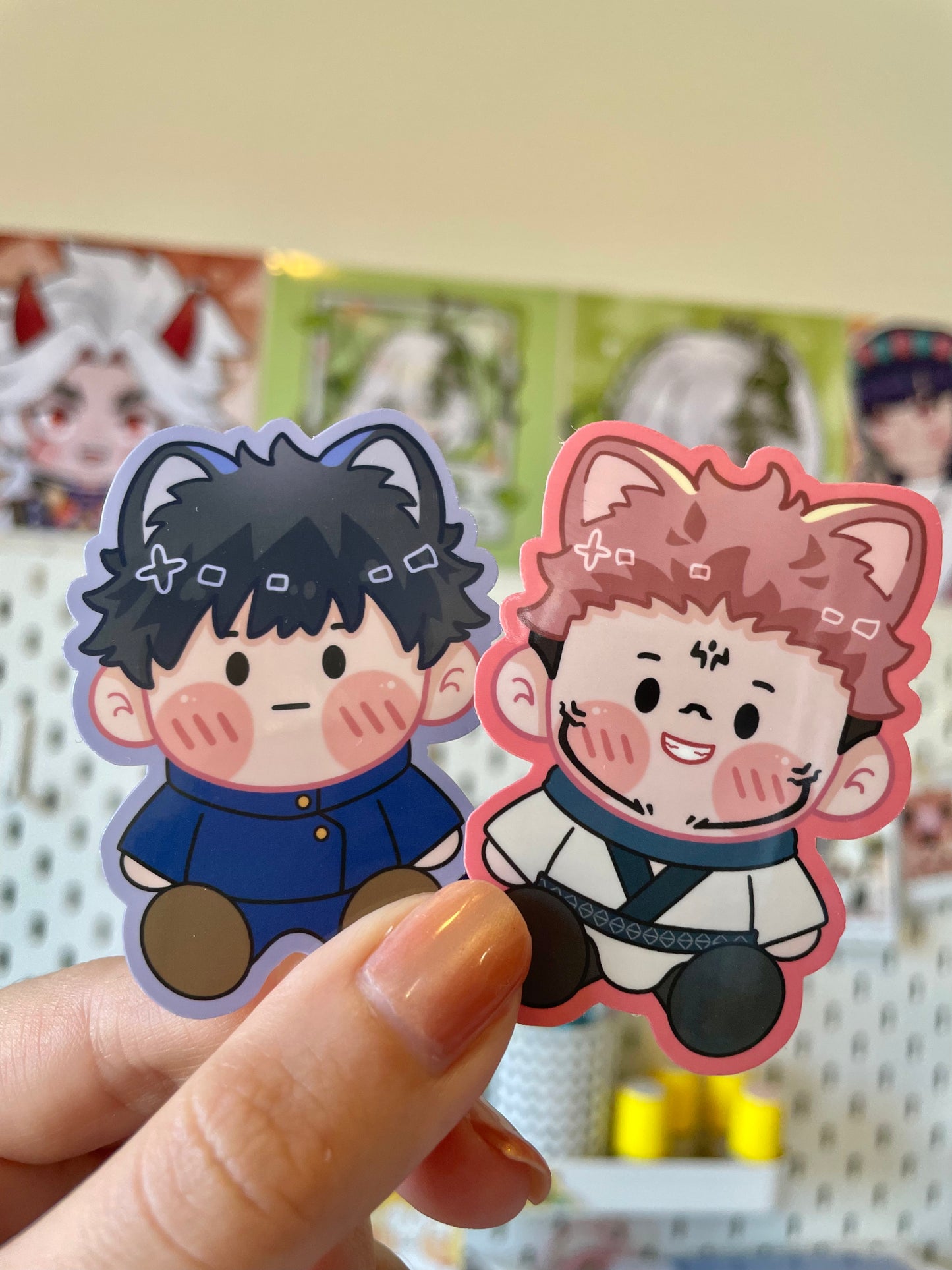 JJK Kitties Vinyl Stickers