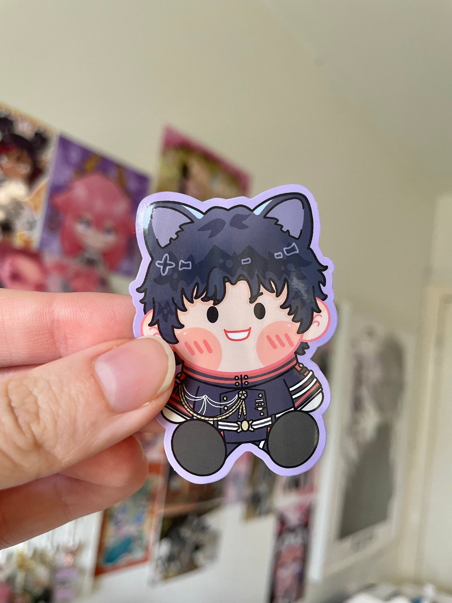 Seraph Kitties Vinyl Stickers